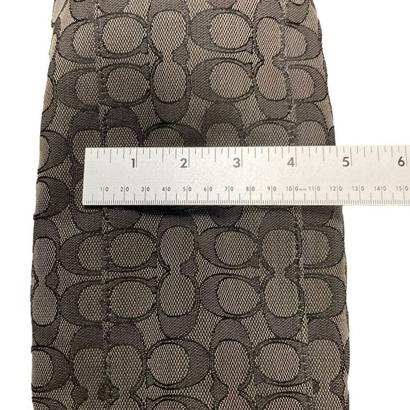 Coach Black Signature Print Shoulder Bag - Picture 12 of 12